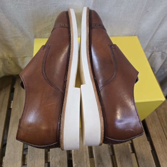 Allen Edmonds Brown Double Charles Monk Strap Oxfords - Picture 9 of 11